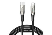 USB-kabel - Joyroom Star-Light Series SA27-CL3 USB-C / Lightning 30W 1.2m cable - black - 6941237111456