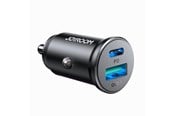 Mobile - Adapters & Chargers - Joyroom JR-CCN05 30W USB-A USB-C mini car charger - black - 6941237112064