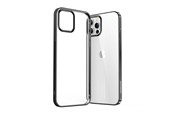 Mobile - Covers & Cases - Joyroom New Beautiful Series ultra thin case with electroplated frame for iPhone 12 Pro Max black (JR-BP796) - 6941237119315