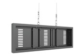 Väggfäste, AV-Möbel - Multibrackets M Pro Series enclosure - small - for LCD display - wire - black RAL 9005 - Max 30 kg - recommended for 37" - 7340234812899