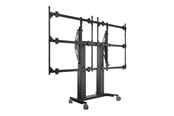 Väggfäste, AV-Möbel - Multibrackets M Pro Series cart - motorised - for 6x6 video wall - height adjustable with 70 cm of vertical travel - black - Max - recommended for 163" - 7340234812769
