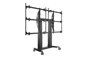 Väggfäste, AV-Möbel - Multibrackets M Pro Series cart - motorised - for 4x4 video wall - height adjustable with 70 cm of vertical travel - black - Max - recommended for 108" - 7350022739000