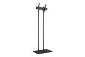 Väggfäste, AV-Möbel - Multibrackets M Pro stand - for flat panel - dual pole single side - black - Max 100 kg - recommended for 98" - 7340234812608