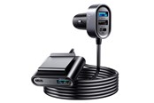 Mobile - Adapters & Chargers - Joyroom car charger 2xPD + 2xQC3.0 72W 1.5m black (JR-CL05) - 6941237153173