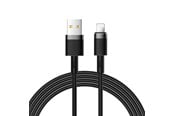 USB-kabel - Joyroom Liquid Silicone Data Cable N2 USB-A / Lightning 2.4A 1.2m - Black - 6941237171085
