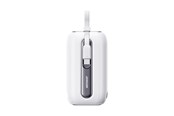 PowerBank - Joyroom mini powerbank 10000mAh Colorful Series 22.5W with 2 built-in USB C and Lightning cables white (JR-L012) PowerBank - Vit - 10000 mAh - 6956116701741