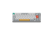 Tangentbord - NuPhy Halo75 V2 Ionic White - Lemon - Gaming Keyboard - Utan numpad - Nordisk - Vit - 0205057