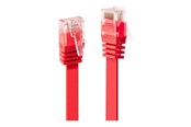 Nätverkskabel - Lindy patch cable - 3 m - red - Röd - 3m - 47513