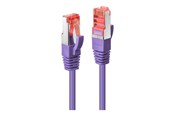 Nätverkskabel - Lindy patch cable - 30 cm - purple - Lila - 0.3m - 47820