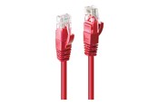 Nätverkskabel - Lindy patch cable - 5 m - red - Röd - 5m - 48035