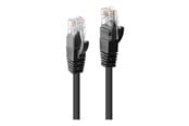 Nätverkskabel - Lindy patch cable - 7.5 m - black - Svart - 7.5m - 48081