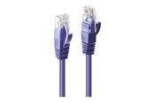 Nätverkskabel - Lindy patch cable - 50 cm - purple - Lila - 0.5m - 48121