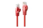 Nätverkskabel - Lindy Basic patch cable - 30 cm - red - Röd - 0.3m - 48180