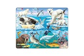 Pusselspel - Selecta Play - Larsen Jigsaw Puzzle Animals - Arctic Animals 75 pcs. - LA-FH11