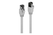 Nätverkskabel - Lindy Cat.8.1 S/FTP LSZH Ethernet Cable - 5m - Grå - 5m - 47446