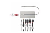 Dockning - Lindy - docking station - USB-C 3.2 - 2 x HDMI - 1GbE - 43360