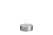 Decoration - Moods & More LED Melted tealight - Metal silver finish - M12-MS063025