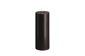 Decoration - Moods & More LED pillar candle - Charcoal - 74x200 mm - M30-CC074200