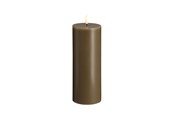 Decoration - Moods & More LED pillar candle - Dark sand - 74x200 mm - M30-DS074200