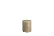Decoration - Moods & More LED pillar candle - Kit grey - 74x100 mm - M30-KG074100