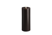 Decoration - Moods & More LED pillar candle - Melted Charcoal 74x200 mm - M31-CC074200