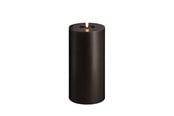Decoration - Moods & More LED pillar candle - Melted Charcoal - 99x200 mm - M31-CC099200
