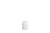 Decoration - Moods & More LED pillar candle - Melted Classic white - 49x75 mm - M31-CW049075