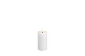 Decoration - Moods & More LED pillar candle - Melted Classic white - 49x100 mm - M31-CW049100
