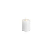 Decoration - Moods & More LED pillar candle - Melted Classic white - 74x100 mm - M31-CW074100
