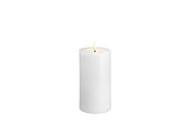 Decoration - Moods & More LED pillar candle - Melted Classic white - 74x150 mm - M31-CW074150