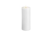 Decoration - Moods & More LED pillar candle - Melted Classic white - 74x200 mm - M31-CW074200