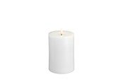 Decoration - Moods & More LED pillar candle - Melted Classic white - 99x150 mm - M31-CW099150