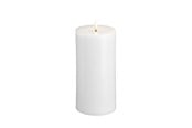 Decoration - Moods & More LED pillar candle - Melted Classic white - 99x200 mm - M31-CW099200