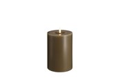 Decoration - Moods & More LED pillar candle - Melted Dark sand - 99x150 mm - M31-DS099150