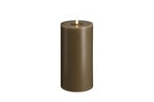Decoration - Moods & More LED pillar candle - Melted Dark sand - 99x200 mm - M31-DS099200