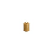 Decoration - Moods & More LED pillar candle - Melted Honey mustard - 49x75 mm - M31-HM049075