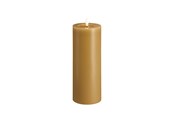 Decoration - Moods & More LED pillar candle - Melted Honey mustard - 74x200 mm - M31-HM074200
