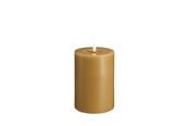 Decoration - Moods & More LED pillar candle - Melted Honey mustard - 99x150 mm - M31-HM099150