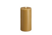 Decoration - Moods & More LED pillar candle - Melted Honey mustard - 99x200 mm - M31-HM099200