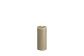 Decoration - Moods & More LED pillar candle - Melted Kit grey - 49x125 m - M31-KG049125
