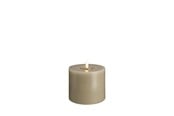 Decoration - Moods & More LED pillar candle - Melted Kit grey - 99x100 mm - M31-KG099100