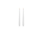Decoration - Moods & More LED taper candle - Slim - Classic white - 23x250 mm - 2 pcs - M50-CW023250