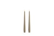 Decoration - Moods & More LED taper candle - Slim - Kit grey - 23x250 mm - 2 pcs - M50-KG023250