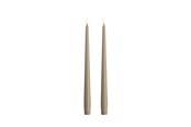 Decoration - Moods & More LED taper candle - Slim - Kit grey - 23x300 mm - 2 pcs - M50-KG023300