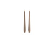 Decoration - Moods & More LED taper candle - Slim - Sand - 23x250 mm - 2 pcs - M50-SD023250