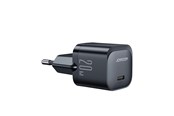 Mobile - Adapters & Chargers - Joyroom Mini charger USB C 20W PD  JR-TCF02 - black - JR-TCF02B