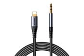 Ljudkabel - Joyroom Audio Transfer Series SY-A06 mini jack 3.5 mm / Lightning cable 1.2 m - black - 6956116773762