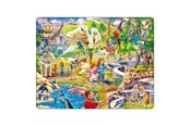 Pusselspel - Larsen Puzzles Animals - At the Zoo 48 pcs. Golv - LA-US30