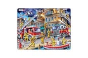 Pusselspel - Selecta Play Larsen Jigsaw Puzzle The Firemen 45 pcs. Golv - LA-US21