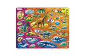 Pusselspel - Selecta Play Larsen Jigsaw Puzzle Animals Nature Historical 85 pcs. 2D Pussel - LA-HL1-NL